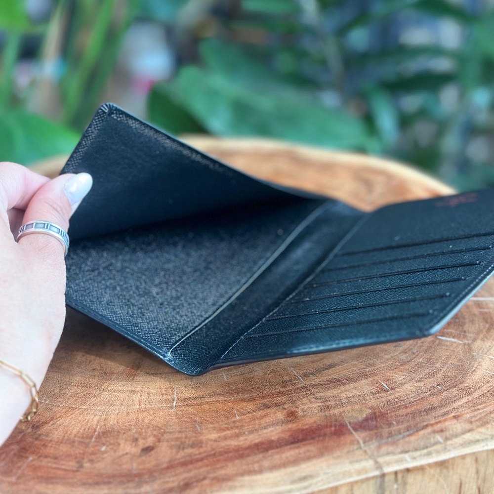 Louis Vuitton Epi Passport Holder / Long Continental Wallet Black CA1002 - Picture 10 of 12